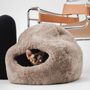 Beds - Nest Natural Sheepskin Pet Bed - Beige - MELLOW CONCEPT STORE