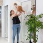 Mirrors - Extra Large Full Length Mirror With Black Frame (130x220cm) - SCANDINAVIAN GLASSFACTORY
