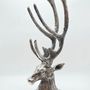 Decorative objects - RACK FOR 3 NICKEL BOTTLES' DEER ' - FANCY