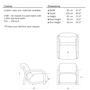 Armchairs - Ginga XL Armchair in Solid Black Oak Structure - DUISTT