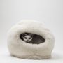 Beds - Nest Natural Sheepskin Pet Bed - White - MELLOW CONCEPT STORE