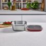 Outdoor kitchens - Multifunctional Food Boxes - Microwave Safe, Square - BLACK+BLUM EUROPE