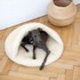 Beds - Natural Wool Pet Cave - White - MELLOW CONCEPT STORE