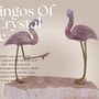 Sculptures, statuettes and miniatures - Flamingos of the Crystal Shore - PRESTONEX DESIGN PVT LTD