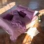 Bed linens - VEIVE SET — Satin duvet cover with 2 pillowcases - NORA V