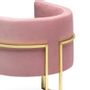 Chairs - Julius Chair in Brass and Velvet - DUISTT