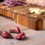 Kitchen utensils - End Grain Teak Wood Cutting Board 44cm x 29.5cm x 3.2cm - STOLF LTDA