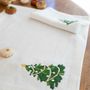 Table linen - UNI — 6 embroidered placemats made of pure linen - NORA V