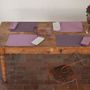 Table linen - CERERE — 2 pieces of pure washed linen placemats - NORA V