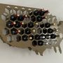 Services - United States Steel Wall Wine Rack,Holds 46 Bottles - INCREDIBLE DESIGNS