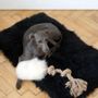Decorative objects - Natural Sheepskin Dog Tug Toy - White - MELLOW CONCEPT STORE