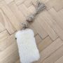 Decorative objects - Natural Sheepskin Dog Tug Toy - White - MELLOW CONCEPT STORE