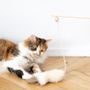 Decorative objects - Natural Sheepskin Cat Toy: Fish - MELLOW CONCEPT STORE