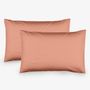 Linge de lit - Set of 2pcs cotton pillowcases,50x70cm, Peach - DILIOS