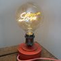 Objets de décoration - Lampe à poser en Grès avec Ampoule Love - LES POTERIES DE SWANE