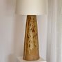 Ceramic - Conical sculpted table lamp - TERRACOTTA collection - DI VINCENZO POUJOULA