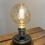 Objets de décoration - Lampe à poser en Grès avec Ampoule Tourbillon - LES POTERIES DE SWANE