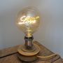Objets de décoration - Lampe à poser en Grès avec Ampoule Love - LES POTERIES DE SWANE