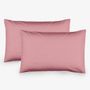 Bed linens - Set of 2pcs cotton pillowcases,50x70cm, rose ash - DILIOS
