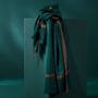 Foulards et écharpes - Écharpe homme vert foncé laine - AV08 PARIS