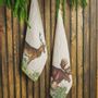 Table linen - MOOSE & DEER ǀ Linen Kitchen Towels - LINOROOM 100% LINEN TEXTILES