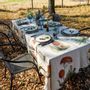 Nappes - CHAMPIGNONS ǀ Nappe en 100% lin lavé - LINOROOM 100% LINEN TEXTILES