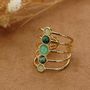 Jewelry - Steel and Turquoise Multirow Bracelet - MERVEILLES DU MONDE BIJOUX
