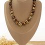 Jewelry - Two-Tone Earrings - MERVEILLES DU MONDE BIJOUX