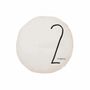 Cushions - Cushion cover SHININGTYPO2 D63cm - BED AND PHILOSOPHY