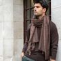 Foulards et écharpes - Echarpe homme marron ALTYN EMEL - AV08 PARIS