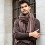Foulards et écharpes - Echarpe homme marron ALTYN EMEL - AV08 PARIS
