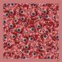 Scarves - Silk Scarf Red Muse 90X90 CM - RALUFINEART