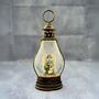 Nativity scenes and santons - LED Nativity Lantern – Angel with Holy Family & Glitter Glow - BLUE STAR B.V.