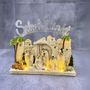 Nativity scenes and santons - LED Nativity – White Buildings “Silent Night” - BLUE STAR B.V.