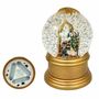 Crèches et santons - Boule à Neige LED avec Crèche – Sainte Famille, Paillettes et Lumière Chaleureuse - BLUE STAR B.V.