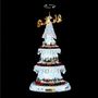 Autres décorations de Noël - Scène de Sapin de Noël Rotatif LED avec Musique – Effet Cristal, Minuterie et 8 Chansons - BLUE STAR B.V.