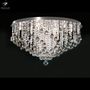 Plafonniers - Lustre Plafonnier Cristal Ronde 707 - CRISTALUX LIGHTING DESIGN