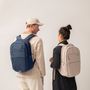 Petite maroquinerie - Sac à dos professionnel,Beige - 21L - Léger et déperlant - 350x460x120 - APLI MIQUELRIUS