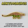 Brooches - Pin Ankylosaurus - PINPINPIN.IT