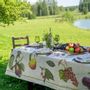 Table cloths - ORCHARD FRUITS ǀ 100% Linen Tablecloth - LINOROOM 100% LINEN TEXTILES