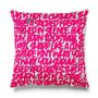 Outdoor decorative accessories - SEND ME A LOUD TEXT MESSAGE CUSHION - LOVE BY MILSHTEIN