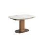Dining Tables - Oval extending dining table with porcelain marble - ANGEL CERDÁ