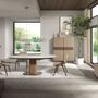Dining Tables - Oval extending dining table with porcelain marble - ANGEL CERDÁ