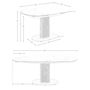 Dining Tables - Oval extending dining table with porcelain marble - ANGEL CERDÁ