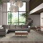Sofas - Dark grey leather modular relax corner sofa - ANGEL CERDÁ