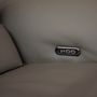 Sofas - Dark grey leather modular relax corner sofa - ANGEL CERDÁ