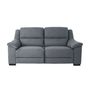 Sofas - 3 seater relax sofa in dark grey fabric - ANGEL CERDÁ
