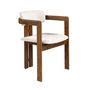 Chairs - Off-white fabric chair - ANGEL CERDÁ