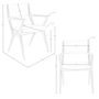 Chairs - Mink leatherette chair - ANGEL CERDÁ
