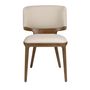 Chaises - Chaise en similicuir crème - ANGEL CERDÁ